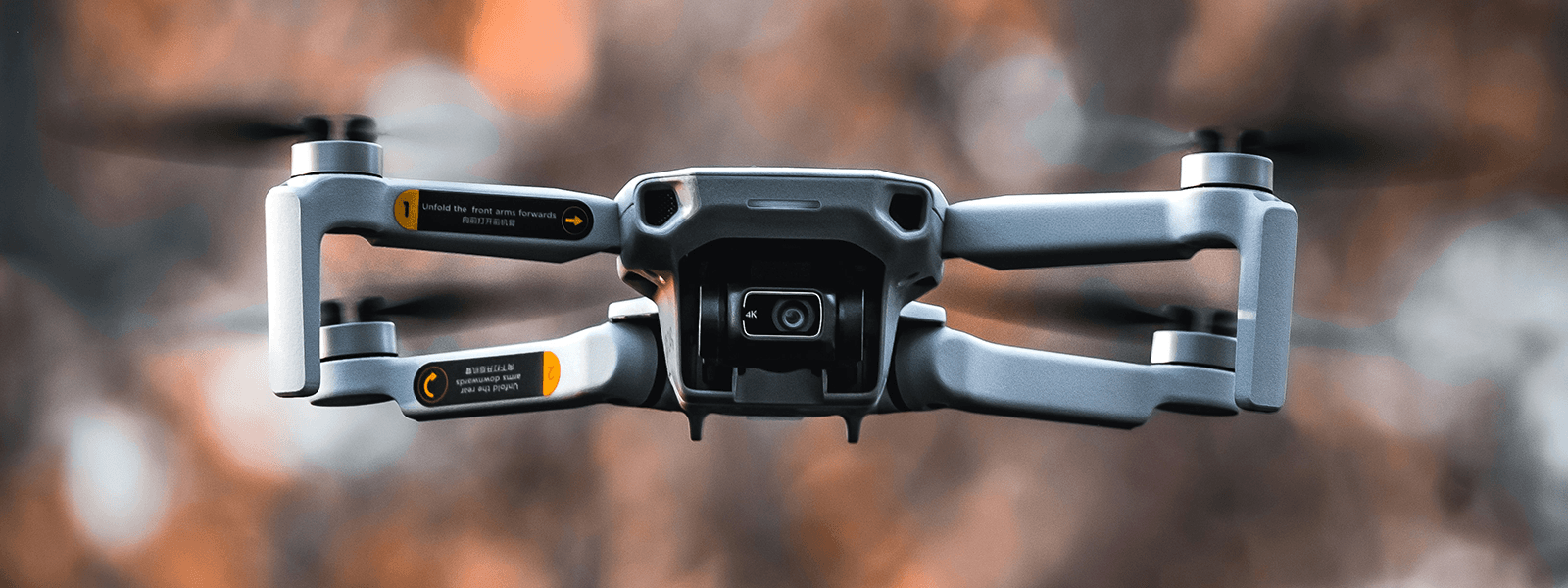 Drone in Front of Tree Drone products we use at Flying the Drone