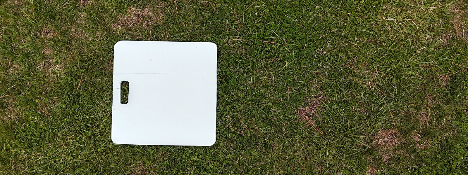 A visible Drone landing pad from the sky